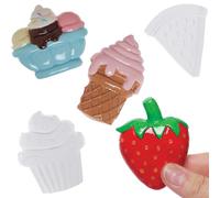Baker Ross VC222 Mini forme di cibo in gesso - Confezione da 8, dolci in gesso da dipingere