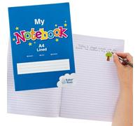 Baker Ross VC365 My Lined Notebook A4, confezione da 1, quaderno a righe, quaderno scolastico, diario per bambini