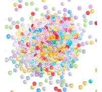 Baker Ross WA161 Gemme acriliche arcobaleno a forma di goccia di rugiada - 60 g - Confezione da 1, gemme acriliche colorate per decorazioni creative