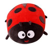 BakerMiche Peluche a forma di ape, con coccinella, giocattolo per bambini, ragazzi, ragazze, coccinelle, colore rosso