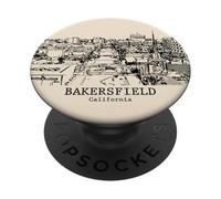 Bakersfield, California, vendemmia, orizzont PopSockets PopGrip Adesivo