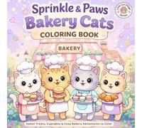 Bakery Cats Coloring Book: Sweet Treats, Cupcakes & Cozy Bakery Adventures to Color