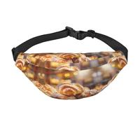 Bakery - Marsupio grande alla moda, da viaggio, casual, per ragazzi, adatto per sport, corsa, ciclismo, viaggi, pesca