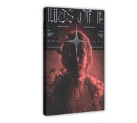BAKHFTR Lies of P Poster stampato su tela, stile gotico, decorazione per camera da letto, ufficio, stanza, regalo, 50 x 75 cm