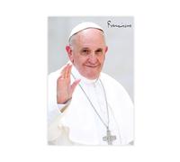 BAKHFTR Poster su tela di Papa Francesco (9), decorazione per camera da letto, ufficio, stanza, regalo, 60 x 90 cm