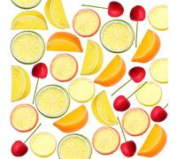 Bakiauli Limoni Finti Ciliegie Set, 35 Pezzi Limone e Ciliegie Artificiali, Frutta Finta per la Decorazione del partito del Ristorante Della Tavola della Cucina