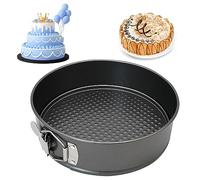 Bakiauli Tortiera 22 cm Apribile, Stampo Torta con Fondo Rimovibile per Ristoranti Casa e Cucina