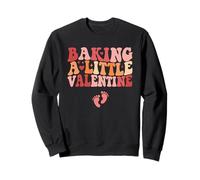 Baking A Little Valentine Pregnancy Felpa