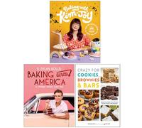 Baking Across America, Baking with Kim-Joy & Crazy For Cookies, Brownies & Bars 3 Books Collection Set