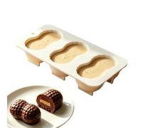 Baking Cake Molds - 3 Cavity 3D Nut Shape Cupcake Decor Mould