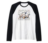 Baking Chef GNOME Graphic for Women And Men Funny Baker Maglia con Maniche Raglan
