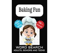 Baking Fun Word Search Puzzle Book: Easy to Read and Print 6x9 inches 110 pages | ... Gift for Vacations, Holidays, and Free time