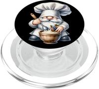 Baking Gnome For Bakers With Mixing Bowl Set For Pastry Chef PopSockets PopGrip per MagSafe