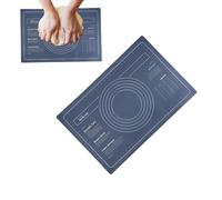 Baking Mat, 24 x 16 pollici Large Silicone Mats For Baking, Pastry Mat Food Grade Dough Mat With Measurements Anti Slip Silicone Baking Rolling Mat For Countertop Oven Liner, Fondant And Pie Crust Mat