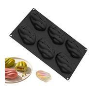 Baking Molds - 3D Nut Shape Dessert Jelly Pan - 6 Cavity Chocolate Molds - for Home Kitchen Baking Pastry Bakery Restaurant Cafe Christmas Halloween Tahnksgiving