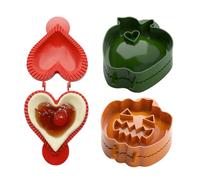 Baking Press Molds - 3 confezioni Easy-Release Hand Pie Makers | Non-Stick Pastry Tools for Meat Cookie Dumpling Turnover Empanada Fried Egg Holiday Halloween Christmas Home Kitchen Use