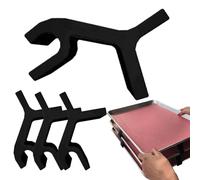 Baking Sheet Stacker - 4x Tray Organizer, Pan Dividers Set, Stabilizing Bracket For Kitchen | Reusable Holder Accessory Gathering Entertaining Reunion Food Display Buffet Party Cooking Tool Equipment