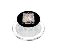 Baking The World A Better Place Cute Goose Pun Bake Design PopSockets PopGrip per MagSafe