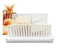 Baking Toast Splicer, Adjustable Thickness Cutter Board, Multipurpose Slicing Tool for Bread, Cheese, Ham, Panini, and Lunch Meats, Kitchen Needed (13,19 x 8,46 x 5,71 Inches)