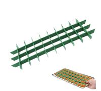 Baking Tray Dividers, Multi-Purpose Food Separator Inserti, Freeze Dryer Accessory Tool, 44 x 17,7 x 2,5 cm, Set di 6, White for Candy Making, Chocolate Prep, and Home Food Storage Processing