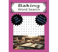 Baking Word Search: Large Print Baking Themed Word Find for All Ages | Easy to Read 8.5 X 11 inches | Fun and Relaxing Brain Activity | Great Gift Idea