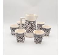 Bakir - Servizio per bevande grande, 6 persone, colore: Grigio
