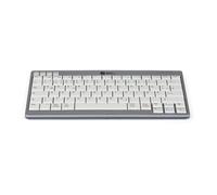 Bakker Elkhuizen BNEU950WDE Keyboard DE QWERTZ Ultraboard 950 white-silver/wirel