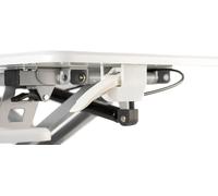 BakkerElkhuizen Adjustable Sit-Stand Desk Riser 2 Bianco Scrivania