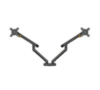 BakkerElkhuizen BE Flexible Dual 88,9 cm (35") Scrivania Grigio