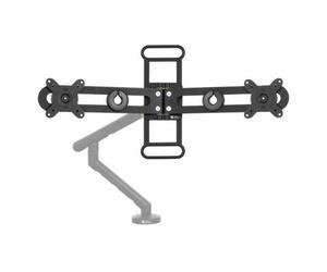 BakkerElkhuizen BE Universal Crossbar 88,9 cm (35") Scrivania Nero