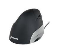 Mouse Evoluent VMS USB 2600 DPI Nero Grigio Argento Design Verticale Ergonomico