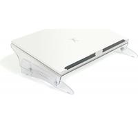 BakkerElkhuizen FlexDesk 630N porta documenti Acrilico, Plastica, Gomma, Acciaio Trasparente, Bianco NEW
