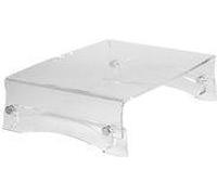 BakkerElkhuizen Q-riser 110 61 cm (24") Trasparente Scrivania NEW