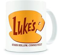 BakoIsland Luke's Diner - Tazza da caffè ispirata a Gilmore Girls, ideale per Natale, stile retrò, da collezione, per il tè, tazza da caffè autunnale, 325 ml (Luke's Diner)