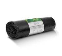 Bakoki Sacchetti per la spazzatura da 60 l, estremamente resistenti agli strappi, ideali per la casa, il giardino e il funzionamento, rotolo da 10 pezzi, sacchi per la spazzatura pesanti per la