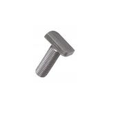 BAKS Viti a testa di martello M8 x 25 in acciaio inossidabile A2, viti per guide di ancoraggio, viti per serre, accessori, traliccio, fotovoltaico, solare