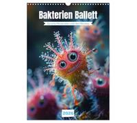 Bakterien Ballett (Wandkalender 2026 DIN A3 hoch), CALVENDO Monatskalender: Entdecke das winzige Leben: kurioser Mikroben Alltag
