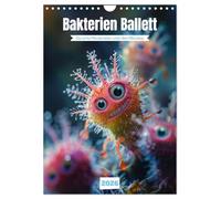 Bakterien Ballett (Wandkalender 2026 DIN A4 hoch), CALVENDO Monatskalender: Entdecke das winzige Leben: kurioser Mikroben Alltag