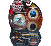 Bakugan 20104018-6053051 Starter Pack 3-Pack Haos Hydorous Creature trasformabili da collezione per et 6 e oltre