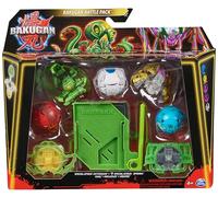 BAKUGAN Battle 5-Pack, Special Attack Octogan, Spidra, Hail, Nillious, Ventri, Action Figure rotanti Personalizzabili, Giocattoli per Bambini e Bambine da 6 Anni in su