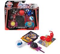 BAKUGAN Battle - Confezione da 5 statuine di dragoide con attacco speciale, Ventri, Bruiser, Ottogan, Trox, personalizzabili, Action Figure rotanti, Giocattoli per bambini per ragazzi e ragazze dai 6