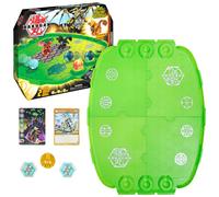 BAKUGAN Evolution Battle Arena, Campo da Gioco smontabile in Verde Fluo con Esclusivo Aurelus Leonidas, Multicolore, 6062734