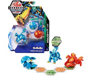 Bakugan Evolutions' Starter Pack con 3 (Ultra Howlkor, Pyrus Pegatrix, Basic Aquos Colossus), 6063601