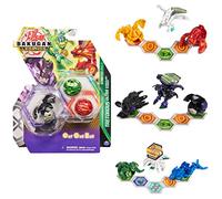 BAKUGAN Legends Starter Pack 3-Pack, Sairus Ultra con Auxillataur e Cicloide, Action Figure da Collezione, dai 6 Anni in su, Multicolore, 6066092