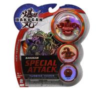 Bakugan New Vestroia Bakuneon LOOSE Special Attack Figure Ventus Green- Fly Wheel