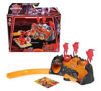 BAKUGAN Set di Allenamento 3.0 con dragonoide Core Ball Titanium dal Clan del Drago, Paesaggio di Allenamento con Action Figure Personalizzabili e Carte da Collezione, per Bambini dai 6 Anni in su