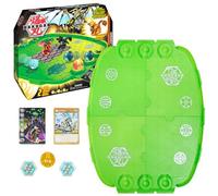 BAKUGAN Evolution Battle Arena, Campo da Gioco smontabile in Verde Fluo con Esclusivo Aurelus Leonidas, Multicolore, 6062734