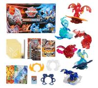 BAKUGAN Ultimate 6-Pack, Special Attack Dragonoid, Nillious, Mantid, Octogan; Action Figure rotanti Personalizzabili, Giocattoli per Bambini e Bambine da 6 Anni in su