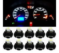 BAKUGO 10 Pz Luce LED per Cruscotto T3 T4.2 T4.7 Interruttore A Cuneo Radio Lampadina per Il Controllo del Clima Strumento Indicatore Dash Pannello AC-Red||T4.7