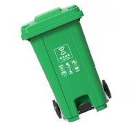 BAKULI 100/120/240L Pattumiera Cucina Pedale For Esterni Pattumiera Commerciale Pedale Smaltimento Mani Libere Ruote Coperchio(Green,240L)